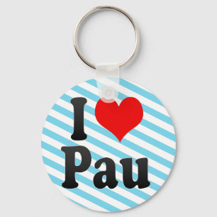 I Love Pau, France Sleutelhanger