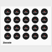 I Love Payroll Ronde Sticker (Vel)