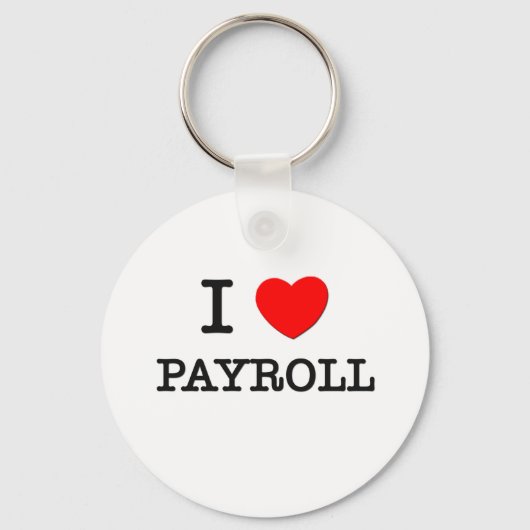 I Love Payroll Sleutelhanger (Voorkant)