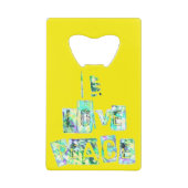 I Love Peace Beautiful Art Print Text Design (Devant)