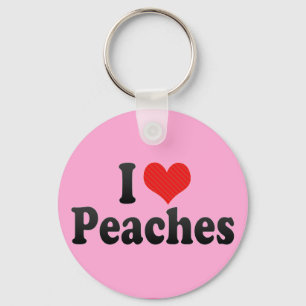 I Love Peaches Sleutelhanger