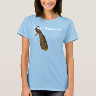 I Love Peacocks T-shirt