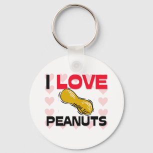 I Love Peanuts Sleutelhanger