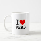 I Love Peas Koffiemok (Links)