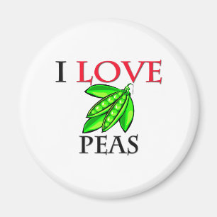 I Love Peas Magneet