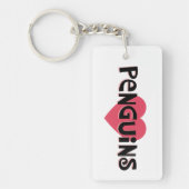 I Love Penguins Sleutelhanger (Voorkant)