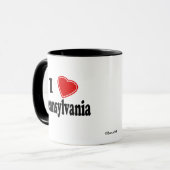 I Love Pennsylvania Mok (Voorkant links)