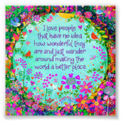 I Love People’s Inspirivity Photo Print (Devant)