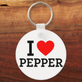 I Love Pepper Sleutelhanger (Voorkant)