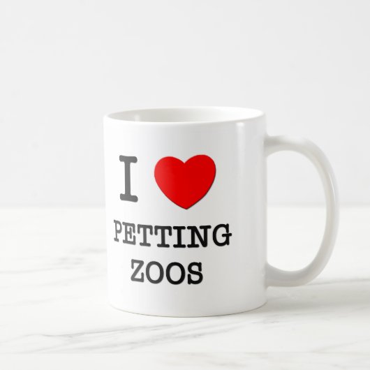 I Love Petting Zoos Koffiemok (Rechts)