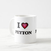 I Love Peyton Koffiemok (Voorkant links)