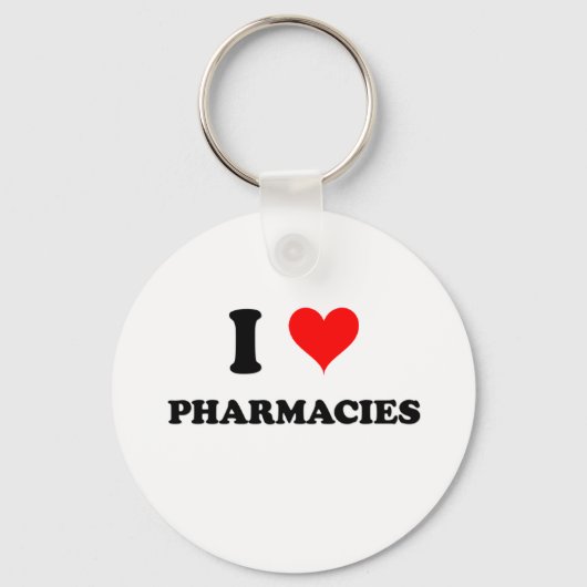 I Love Pharmacies Sleutelhanger (Voorkant)