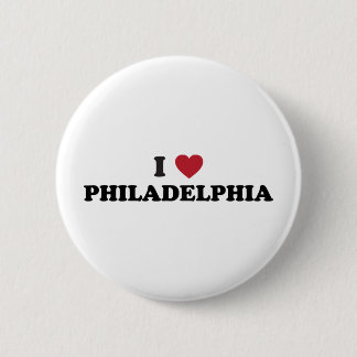 I Love Philadelphia Pennsylvania Ronde Button 5,7 Cm