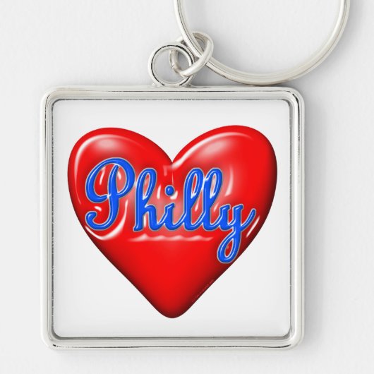I Love Philly Sleutelhanger (Voorkant)