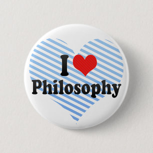 I Love Philosophy Ronde Button 5,7 Cm