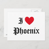 I Love Phoenix Briefkaart (Voorkant / Achterkant)