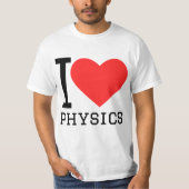 I love physics t-shirt (Voorkant)