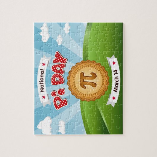 I Love Pi Day Puzzle (Vertical)