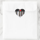I Love Piano Hart Sticker (Tas)