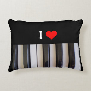 I Love Piano, populair design Accent Kussen