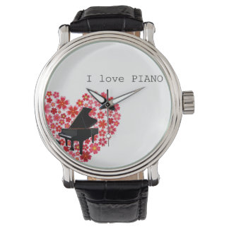 I love PIANO Watch　ピアノの腕時計 Horloge