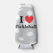 "I Love Pickleball" Glacière de bouteille (Devant)