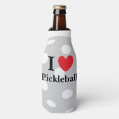 "I Love Pickleball" Glacière de bouteille (Bottle Devant)