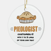 I Love Pie Keramisch Ornament (Links)