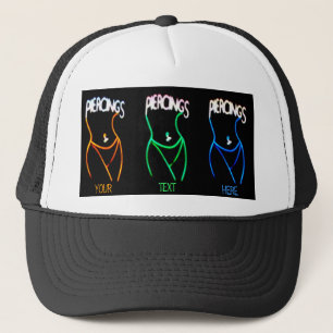 I Love Piercings - Mesdames Casquette Silhouette