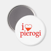 I Love Pierogi Magneet (Voorkant / Achterkant)