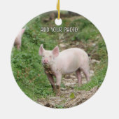 I Love Pigs * National Pig Day Keramisch Ornament (Achterkant)