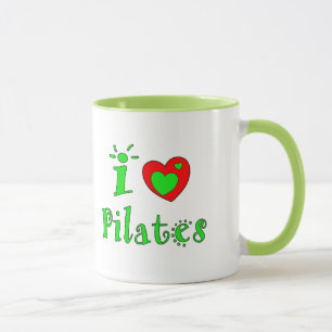 I Love Pilates - Custom Coffee Mugs Mok