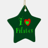 I Love Pilates - Ornement de Noël (Droite)