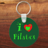 I Love Pilates Sleutelhanger (Voorkant)