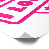 I Love Pink Poster (Coin)