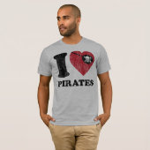i love pirates T shirt (Voorkant volledig)