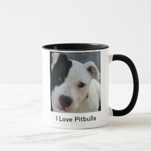 I Love Pitbulls Coffee Mok Cup