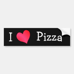 I Love Pizza Bumpersticker