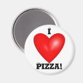 I Love Pizza Magnet (Recto/Verso)