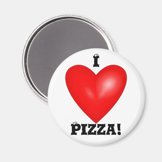 I Love Pizza Magnet (Recto/Verso)