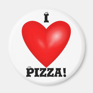 I Love Pizza Magnet