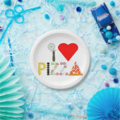 I Love Pizza Paper Bord (Feest)
