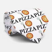 I Love Pizza Stropdas (Opgerold)