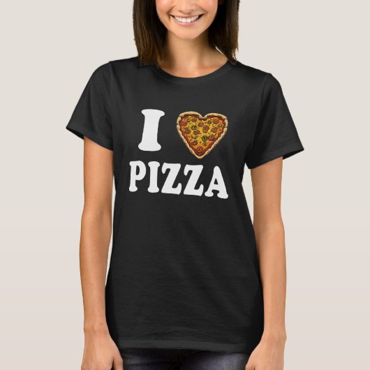 I Love Pizza T-shirt (Voorkant)