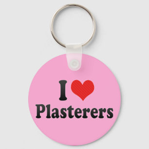 I Love Plasterers Sleutelhanger