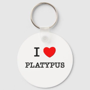 I Love PLATYPUS Sleutelhanger