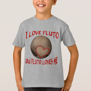 I Love Pluto and Pluto houdt van me T-shirt