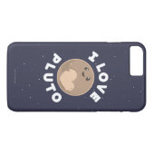 I Love Pluto Case-Mate iPhone Case (Achterkant (Horizontaal))