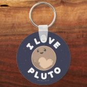 I Love Pluto Sleutelhanger (Voorkant)