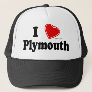 I Love Plymouth Trucker Pet